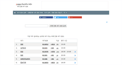 Desktop Screenshot of gugga-beonho.info